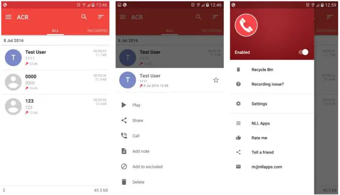تطبيق Call Recording - ACR