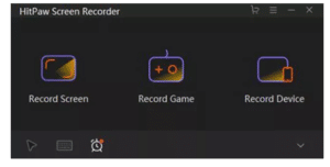start record on HitPaw Screen Recorder