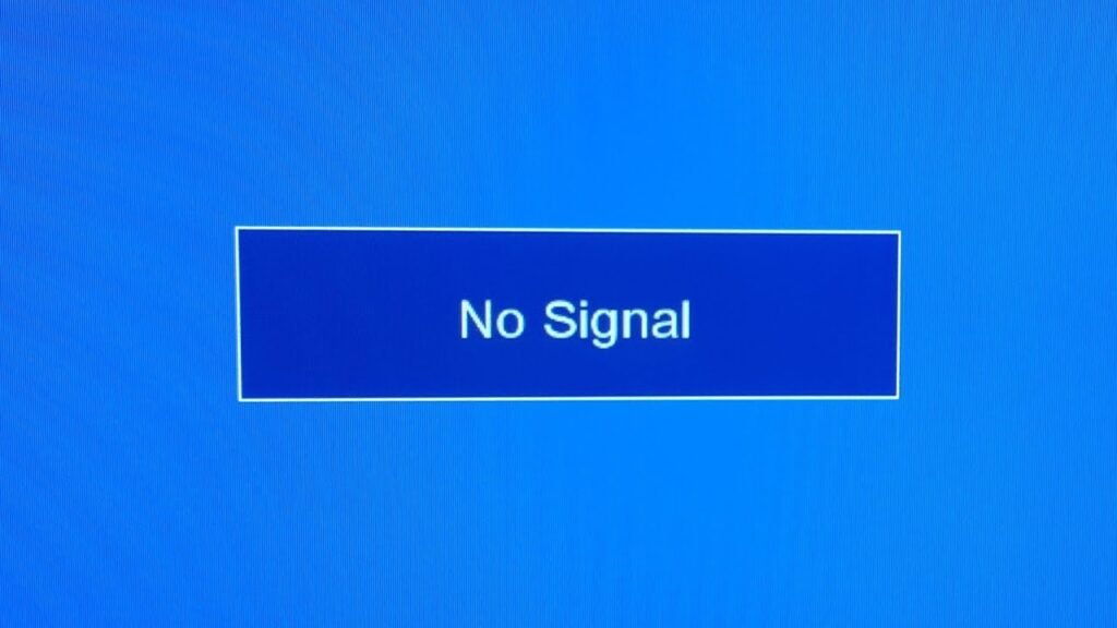حل مشكلة no signal في الشاشة