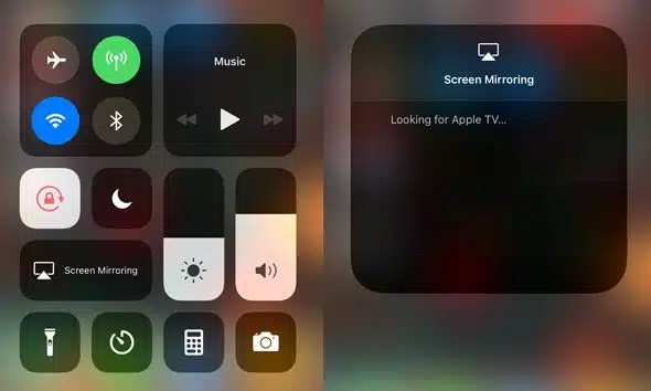 كيفية تشغيل screen mirroring للايفون