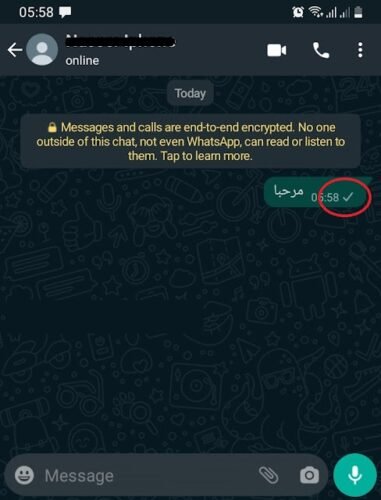 مسح رسائل الواتس اب من الطرفين بعد قرائتها