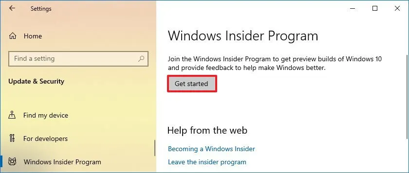 Windows Insider 1