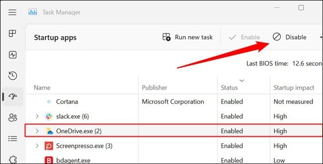 إيقاف برامج بدء التشغيل في Windows 1