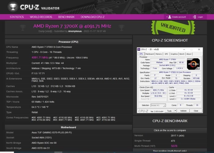 برنامج CPU Z 4