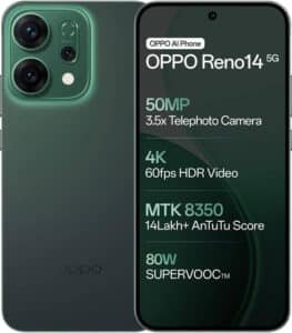 مواصفات وسعر Oppo Reno 14 مع أبرز المميزات والعيوب