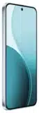 الإطار الجانبي لهاتف Oppo Reno 14 F باللون الأزرق الفاتح، يوضح التصميم المسطح وسماكة هيكل الجهاز.