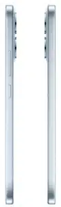 الحواف الجانبية اليمنى واليسرى لهاتف Oppo Reno 14 F باللون الازرق الفاتح، تبرز مدى نحافة الهيكل ومواقع أزرار التحكم في الصوت والطاقة.