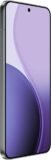 الواجهة الأمامية بزاوية مائلة في هاتف أوبو رينو 14 برو (Oppo Reno 14 Pro) باللون الأسود، يُظهر دقة استغلال مساحة الشاشة وانسيابية الفريم الجانبي.