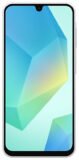 الواجهة الامامية لهاتف Samsung Galaxy A16 باللون رمادي فاتح، تظهر الشاشة والاطار المحيط بها.