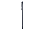 الحافة اليسرى لهاتف Samsung Galaxy A55 5G باللون كحلي، تبرز مدى نحافة الهيكل ومواقع بدون ازرار ظاهرة.